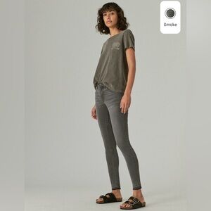 Lucky Brand Ava Mid Rise Skinny Jeans